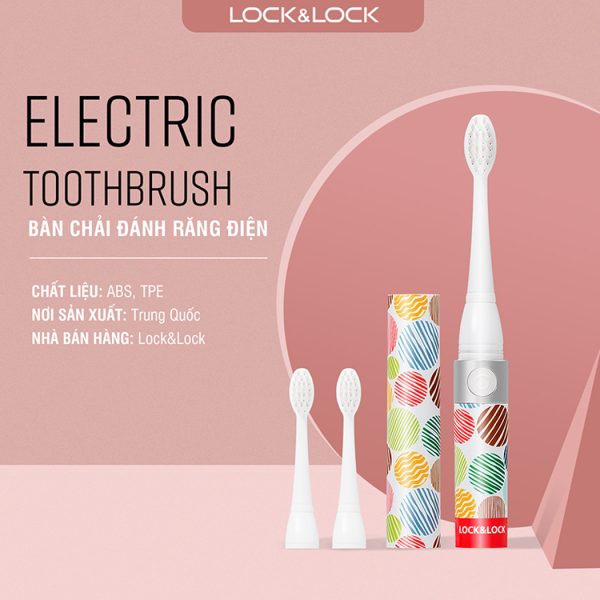 Ban chai danh rang dien lock lock portable electric toothbrush enr236 162 x 20 x 20 mm