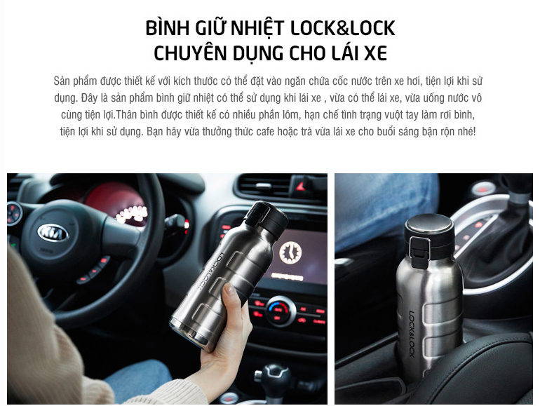 Bình giữ nhiệt lock&lock bumper bottle lhc4141slv